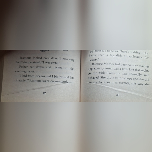 Beezus and Ramona by Beverly Cleary - Green and Blue Cover - Picture 4 of 5